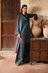 3-PC Unsititched  Embroidered Viscose Linen By Iznik | IPF-01